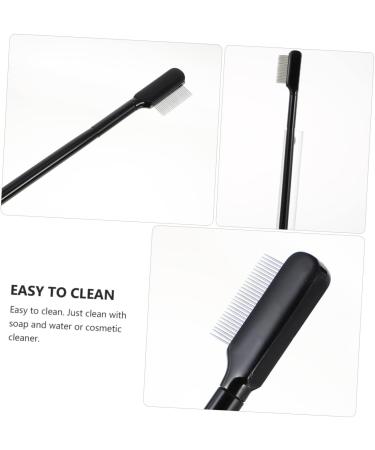 Beavorty eyelash comb eyebrow comb brush eyelash grooming brush makeup eyebrow comb Eyelash Separator Curler eyelash makeup tools folding eyebrow comb mini applicator steel needle Miss - Buy Online on GoSupps.com