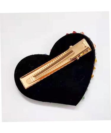 minkissy Metal Hair Clips Colored Hair Clips Metal Hair Barrettes Colorful Hair Clip Alloy Snap Clip Heart Hair Clip Colorful Heart Clip Heart-shaped Beads - Buy Online on GoSupps.com