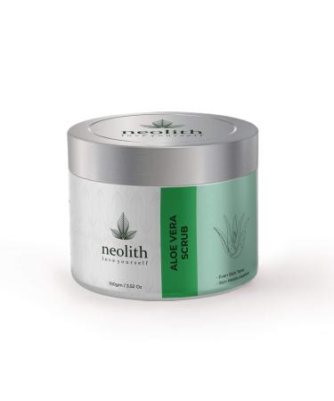 Neolith Aloe Vera Scrub || Winter Scrub || Exfoliating Face Scrub For Reduce Acne Blackheads & Whiteheads Ideal For Dry & Dull Skin With Almond Oil ECOCERT Certified raw materials Paraben & Sulphate Free -100 gm || For Women & Men