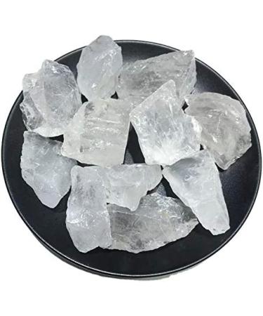 Natural Crystal Rough raw Natural White Clear Quartz Stone Rough Crystal Tumbled Stone 10pc PEIQIYIN - Buy Online on GoSupps.com