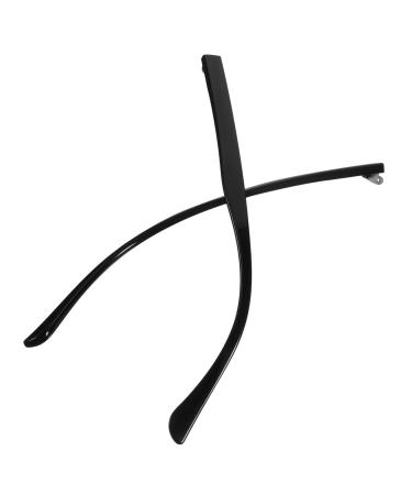 Gleavi 1 pair of glasses accessories replacement bars for sunglasses glasses frame Brille arm covers Brillen -substantive glasses repair legs glasses arm legs suite glasses black 1 13.8x0.8cm