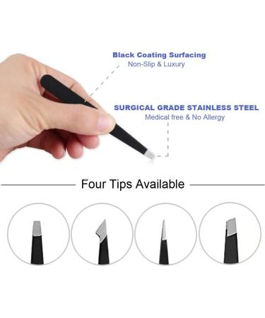 Silver Makeup Tweezers for Precise Eyebrow Hair Removal - Buy Online on GoSupps.com