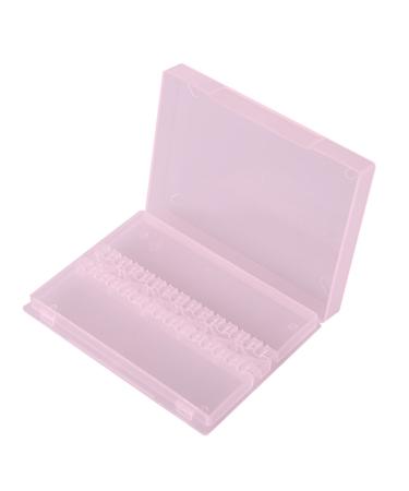 14 Hole Nail Polish Head Rack Nail Display Organizer Makeup Tool Display Rack DIY Nail Rack Storage(pink)