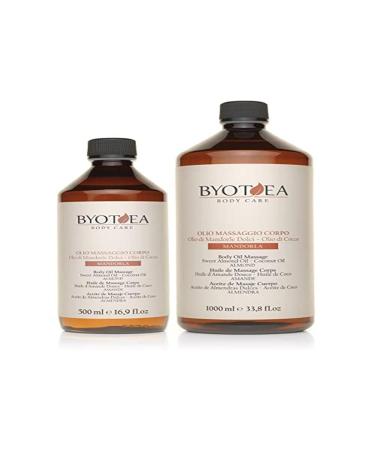 BYOTEA Almond Body Massage Oil - 1000 ml