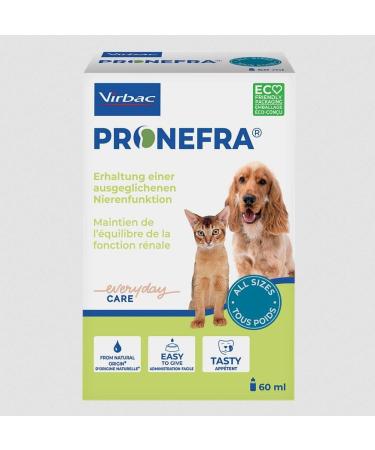 Virbac Pronefra Diet Supplement for Small Animals Pack of 1 (1 x 60 ml) 1 count (Pack of 1) - Buy Online on GoSupps.com
