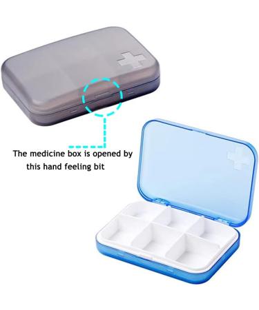 7 Piece Set Pill Organizer 6 Times a Day Daily Travel Medicine Organizer Portable 7 Day 42 Compartments Pill Box with Moisture-Proof Pill Case Travel Pill Container for Vitamins Supplements-Color 6 Times * 7 Days Color - Buy Online on GoSupps.com