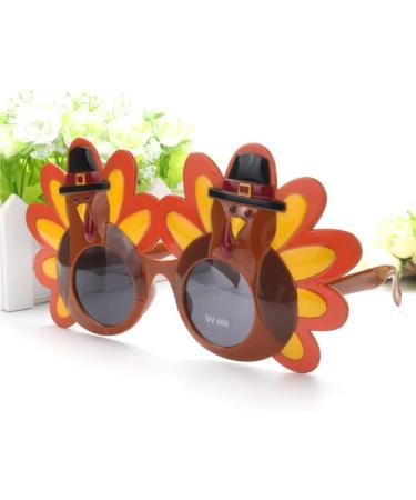 Tinksky Creative Turkey Glasses | Thanksgiving Sunglasses for Costume Parties | Fun Gifts for Friends - Buy Online on GoSupps.com