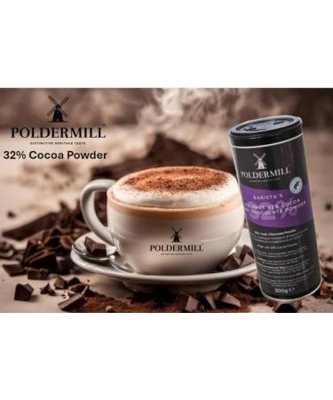 Poldermill Gourmet Luxury 32% Dark Chocolate Powder 6 x 300g - Buy Online on GoSupps.com