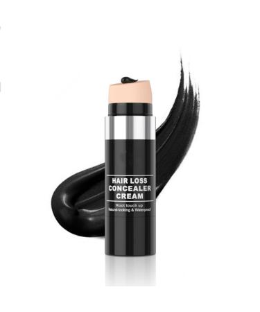 Hairline Shadow Pen Multifunction Hairline Shadow Sponge Stick Hair Mascaras Root Touch Ups Soft Head Temporary Hair Shading Sponge Pen for Men Women 30ml(black)