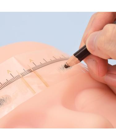 Healvian 10Pcs Eye Brow Ruler Eyebrow Shaping Stencils Eyebrow Template Girl Makeup Supplies - Buy Online on GoSupps.com