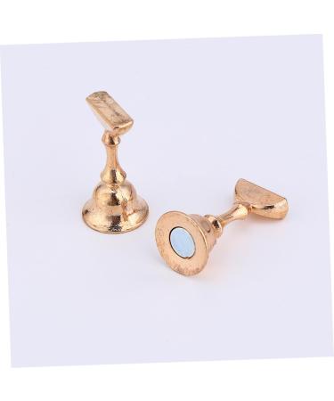POPETPOP Nail practice nail bracket nail art display stand nail tip display base fingernail practice stand chessboard finger stand manicure nail display rack strong magnet 10x7cm Pink - Buy Online on GoSupps.com