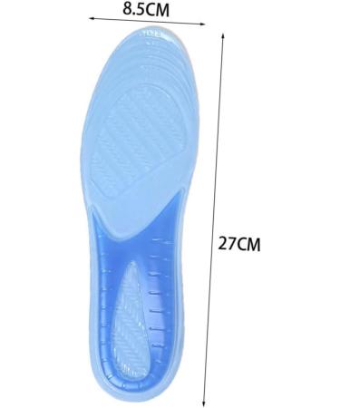 NOLITOY 2 Pairs Gel Comfort Insoles for Hiking Basketball & Running - Soft Cushion Inserts for Men & Women - Plantar Support & Heel Relief - Buy Online on GoSupps.com