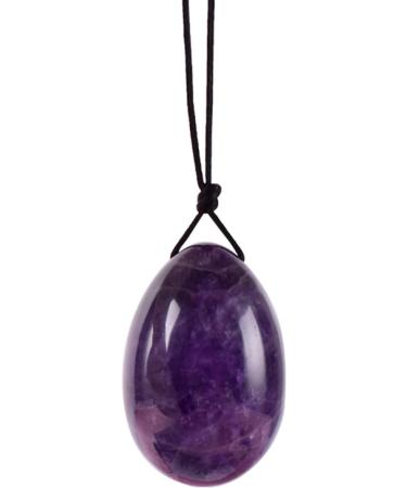 Natural Yoni Crystal Egg - Amethyst & Jade Kegel Exercise Balls for Pelvic Floor Wellness | International Shipping - Buy Online on GoSupps.com