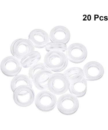 Healifty 10 Pairs Anti-Slip Silicone Eyeglass Rings | Temple & Ear Hook Repair Accessories | White | Order Internationally - Buy Online on GoSupps.com