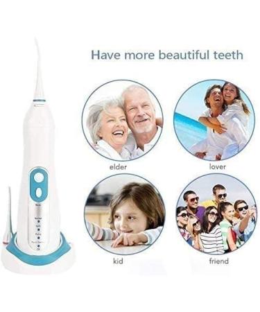 Professional Cordless Water Flosser - Portable Dental Oral Irrigator 135ML Tank Rechargeable & IPX7 Waterproof - Easy to Clean Space-Saving Design for Healthy Gums - Buy Online on GoSupps.com