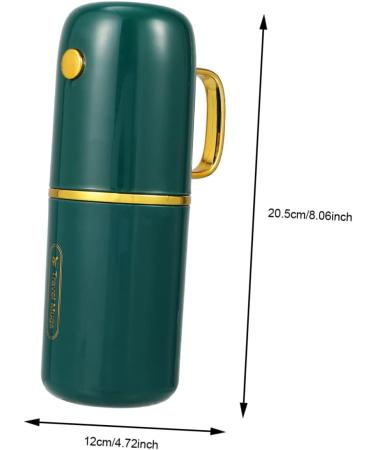 Travel Toothbrush Storage Box & Organizer | Children's Toothbrush Holder Cup | Mouthwash Cups | Green PP Rack - 20.5x12x7CM - Buy Online on GoSupps.com