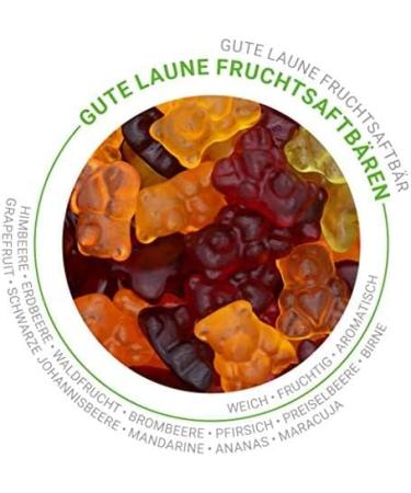  naschlabor Pack of 2 Cheerful Fruit Juice Bears | Little Bears | 20% Mixed Fruit Juice | No Artificial Colors or Flavor Enhancers | Gluten and Lactose Free - Buy Online on GoSupps.com