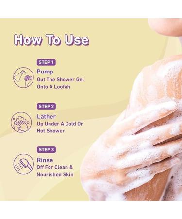 SLS-Free Creamy Body Wash for Women | Aloe-Infused Nourishing Cleanser | Long Lasting Vanilla Fragrance | Soft & Smooth Skin (240 ml - Buy Online on GoSupps.com