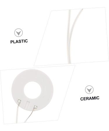 MUSISALY 2pcs Heating Rings for Replacing Coils Replacement Hot Rings Heated Curlers Plastic White - Buy Online on GoSupps.com