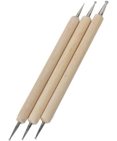 Kanylavy Set of 3 wooden Nail art point Drill pen - Buy Online on GoSupps.com