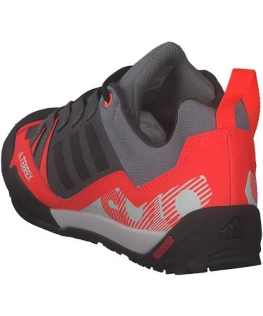 adidas Unisex Terrex Swift Solo Approach Sneakers - Grey Five/Core Black/Solar Red - Size 44 EU | International Shipping Available - Buy Online on GoSupps.com
