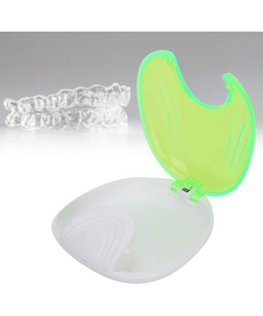 Verdant Touch Orthodontic Retainer Container | Waterproof & Portable Storage Case for Adults - Green - Buy Online on GoSupps.com