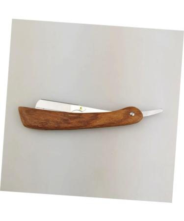 Beavorty 2-in-1 Straight Razor - Portable Safety Razor for Men | Classic Wood Design & Easy Open Feature - Buy Online on GoSupps.com