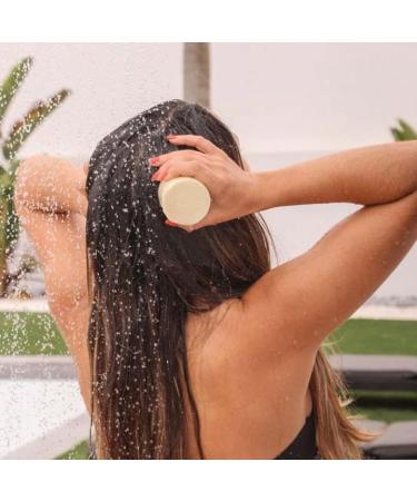 Organic Solid Shampoo for Dry Hair Nourishing and Revitalizing 90 g - Sulfate and Paraben-Free Shampoo PH Neutral - Olive and - Buy Online on GoSupps.com