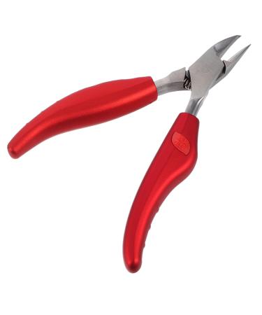 minkissy Hawk Mouth Pliers Dead Skin Clipper Cuticle Manicure Nail Tool Cuticle Scissor Manicure Pedicure Nail Scissors Handle Rubber and Plastic Cosmetic