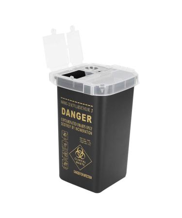 Buy Disposable Blade Waste Box 1L - Black Plastic 10x10x15.5 cm for Safe Disposal | International Shipping Available - Buy Online on GoSupps.com
