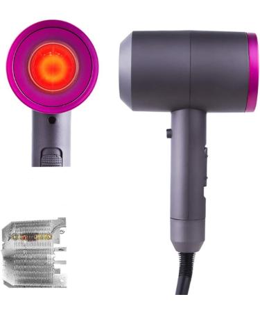 Professional Hair Dryer Ionic Hair Dryer 1200W Hair Dryer for Women AC Motor Lightweight Hairdryer with Cold Shot Button with 2 Nozzles Negative Ion and Constant Temperature Scalp & Hair Care Small - Buy Online on GoSupps.com
