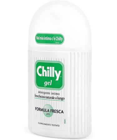 Buy 12x Chilly Gel Intimate Cleaning Gel - Natural Menthol | pH 5 | 200ml + Italian Gourmet Polpa 400g | Clinically Tested Hygiene - Buy Online on GoSupps.com