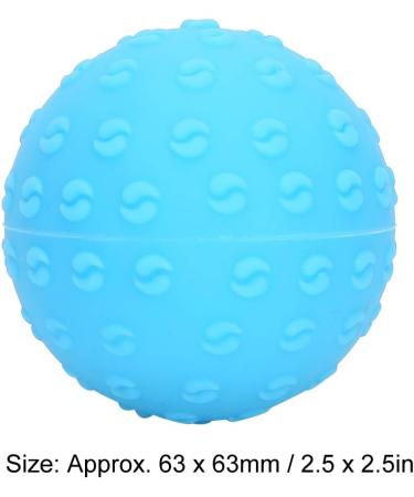 Buy Verdant Touch Silicon Massage Ball for Yoga - Blue Fascia Massage Ball for Body Shoulder & Hand Relief - Buy Online on GoSupps.com