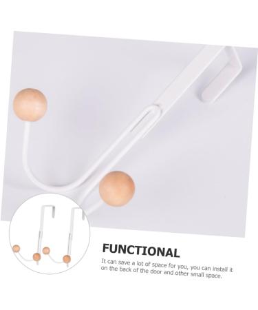 Zerodeko 2pcs Coat Hangers Towel Rack Clothes Rack Hooks Over Door Coat Rack Door Hook Goal Wrought Iron - Buy Online on GoSupps.com