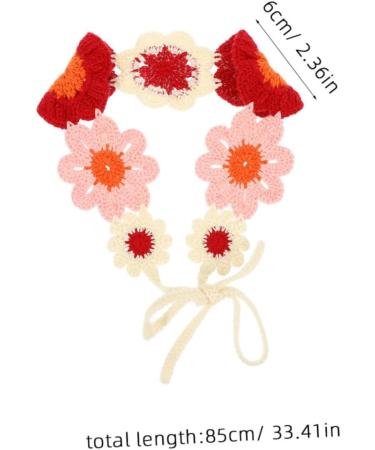 Holibanna Flower Headband Crochet Bandana for Women Crochet Bandana Headband Headscarf for Girl Bandana Headbands Women Hair Accessories Head Bandana for Women Hair Bandana Crochet Headbands - Buy Online on GoSupps.com