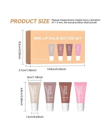 WDBAG 4pcs Deep Moisturizing Lip Balm for Soft and Smooth Lips for Dry or Sensitive Skin Lightweight Hydrating Lip Care - Buy Online on GoSupps.com