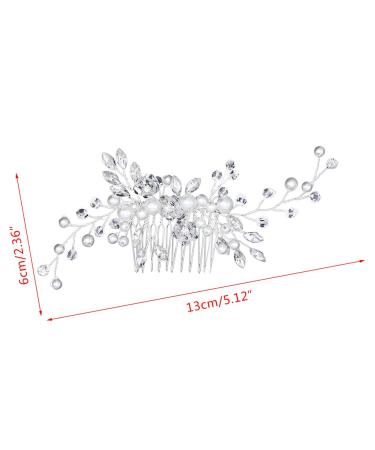 Elegant Bridal Comb - Pearl Hair Accessories for Brides | Wedding Headpiece & Jewelry - Buy Online on GoSupps.com