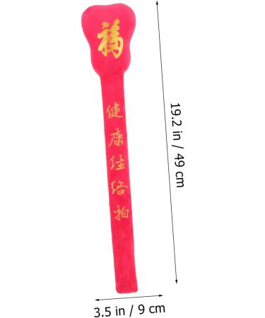 Je Compris Portable Massage Hammer - Cramps Relief & Trigger Point Therapy Device - Red Flannel 49x9cm - Buy Online on GoSupps.com