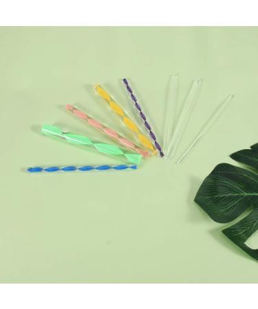 SUPVOX 8pcs Dotting Rods Acrylic Twist Sticks Wax Pencil Manicure Nail Art Tool - Buy Online on GoSupps.com