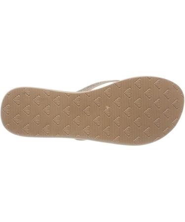 Buy Roxy Women's Napili Flip Flops - Stylish Beige 38 EU | International Shipping Available - Buy Online on GoSupps.com