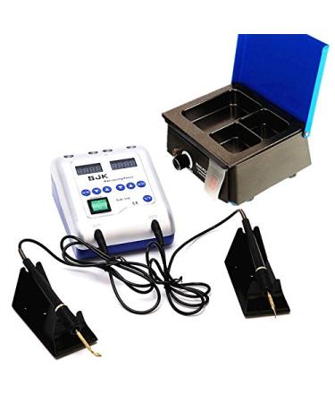 BoNew-Oral Double Pen Electric Waxer Carving Knife +Analog 3 WELL Wax Heater