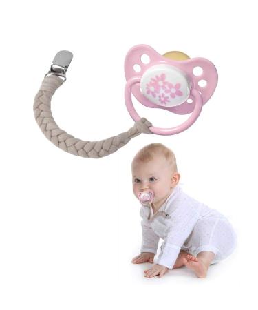 Pacifier Clip Set - Hand-Made Braided 4 pack Purple Soothie Holder Leash for Boys and Girls - Buy Online on GoSupps.com