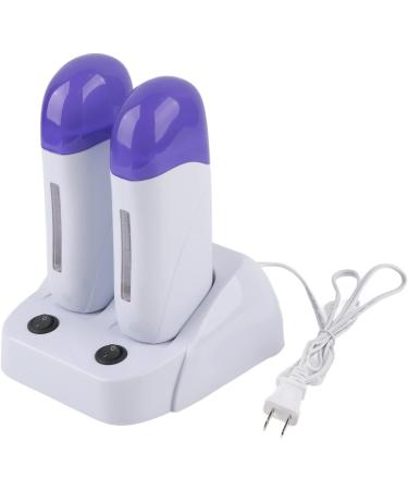 3Types Cartridge Wax Depilatory Roller Warmer Heater Waxing Body Hair Removal Machine Cartridge Wax Roller Depilatory Machine (Two-seat wax machine standard 110v) - Buy Online on GoSupps.com