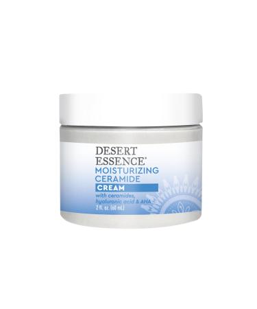 Desert Essence Moisturizing Ceramide Facial Cream - Vegan Gluten-Free Cruelty-Free - Nourish & Rejuvenate Sensitive Skin - Buy Online on GoSupps.com