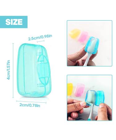 5-Pack Toothbrush Protectors | Multi-Colored Toothbrush Head Protectors for Home & Travel - Durable & Easy to Use - Buy Online on GoSupps.com