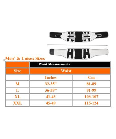 Back Brace for Men & Women | Relief for Pain Sciatica & Herniated Discs | Strong Support & Stability | Prevent Injury While Lifting | Medium Size - Buy Online on GoSupps.com