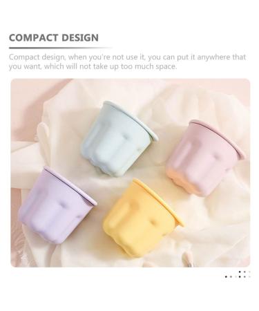 2 Sets Sky-Blue PP Washing Bowls - Makeup Brush Cleaner Kit & Beauty Tool Washer - Rinsing Bowl & Cleaning Supplies (8.5x8cm - Buy Online on GoSupps.com