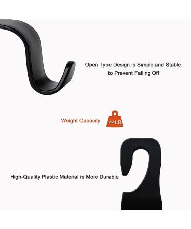 4 Pack Car Seat Headrest Hook Car Hook Black Universal Hanger Storage (Color : Black Size : As Shown) (Black As Shown) - Buy Online on GoSupps.com