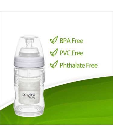 Playtex Baby Nurser Bottles 8oz 3 Pack with Pre-Sterilized Disposable Liners - Buy Online on GoSupps.com