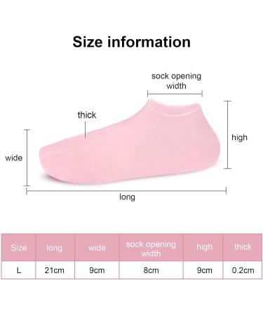 Moisturizing Gel Socks 2 Pairs Gel Moisturizing Foot Socks Non-Slip Moisturizing Gel Socks Spa Socks Prevention Socks for Cracked Foot Care (Style. B) - Buy Online on GoSupps.com